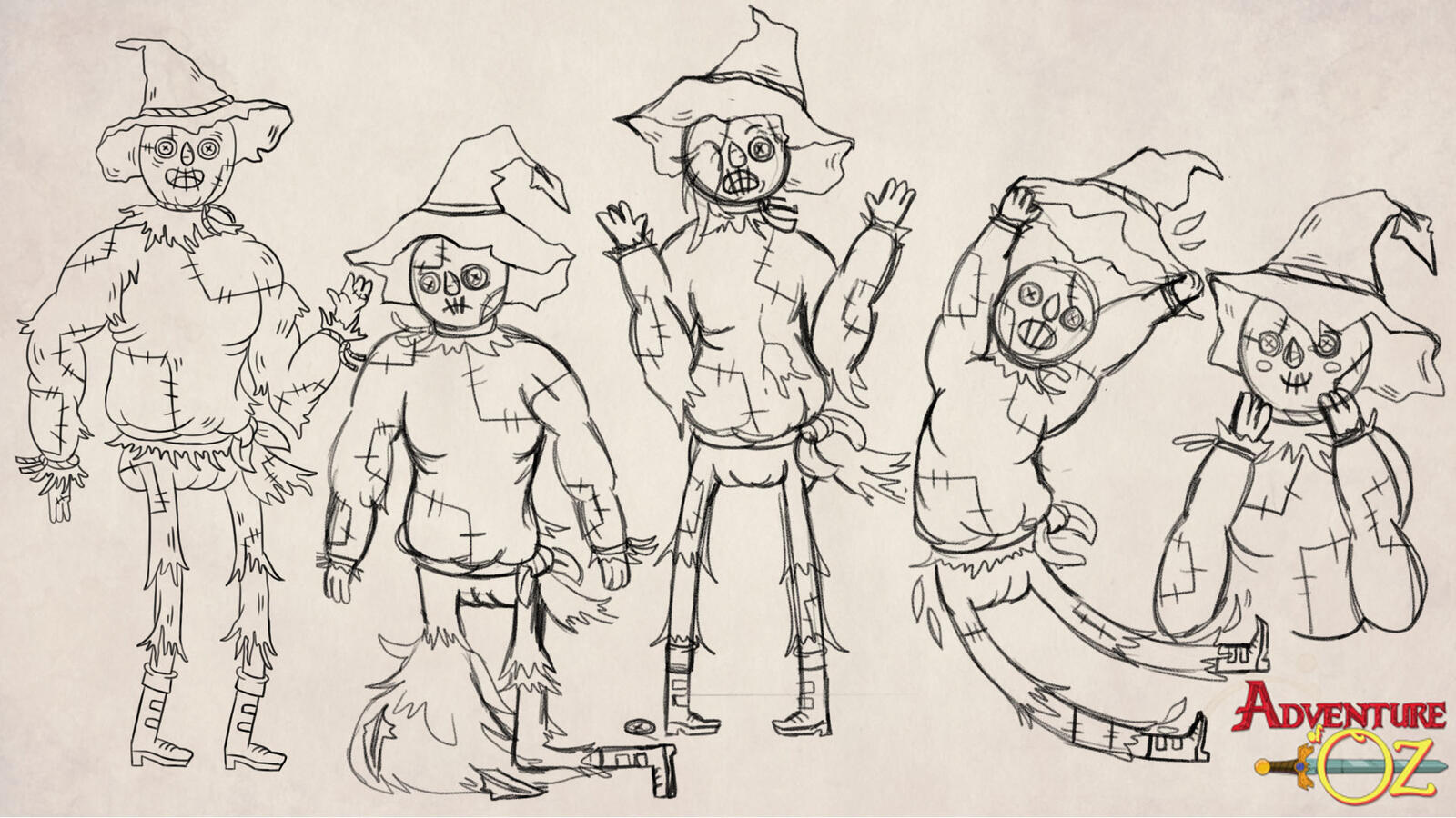 Scarecrow Initial Sketches