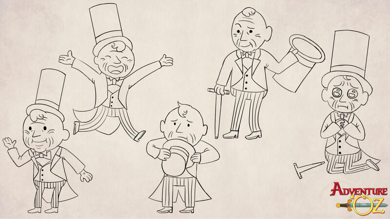 Wizard of Oz Initial Sketches