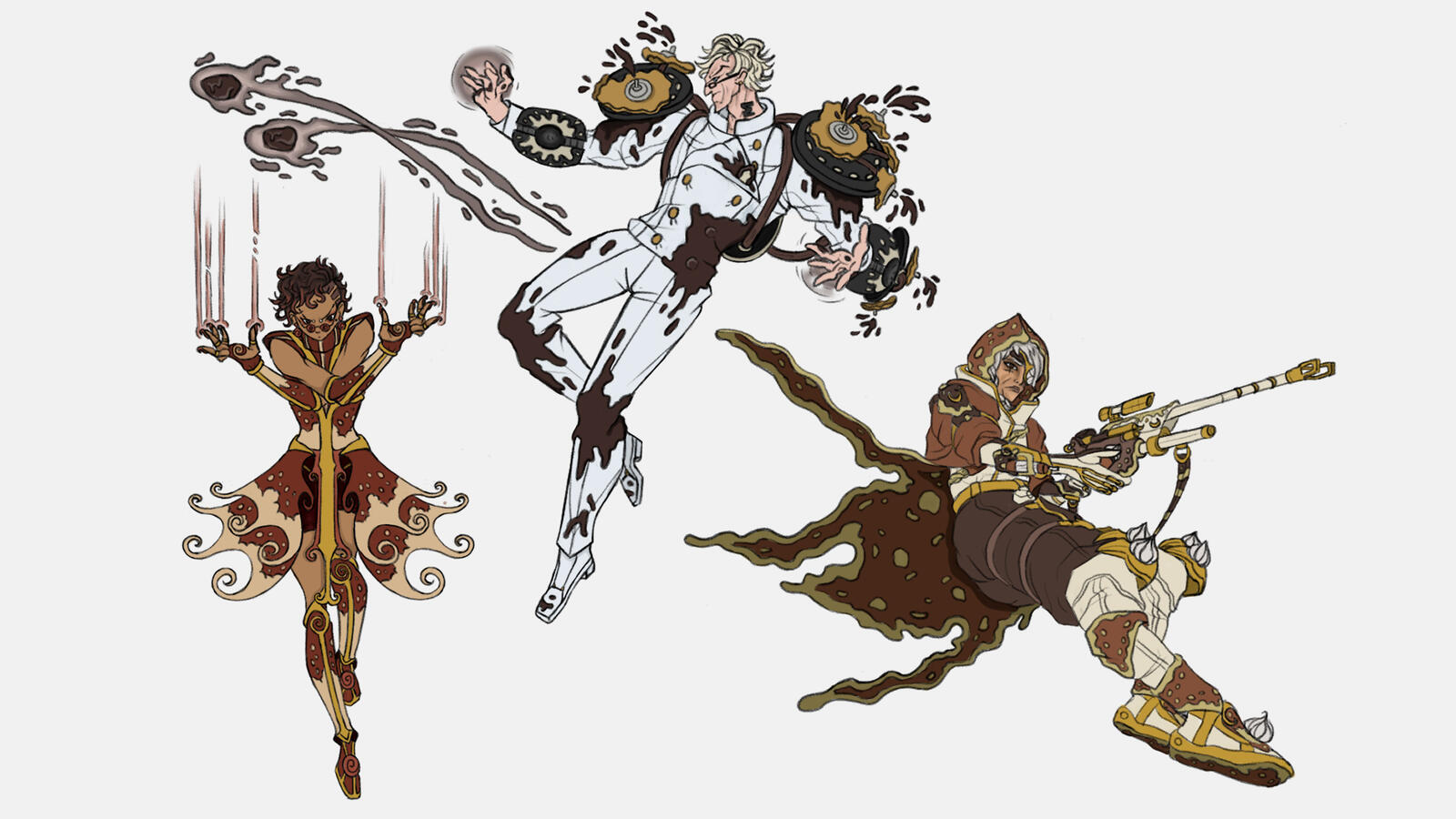 Character Poses Final Color