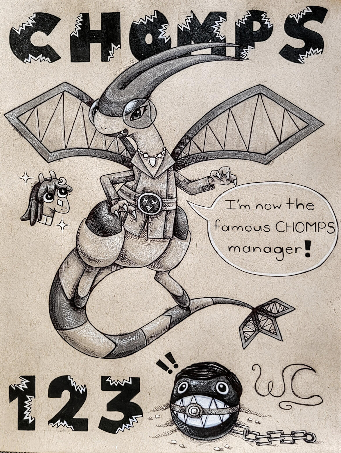 Final Illustration (of Flygon)