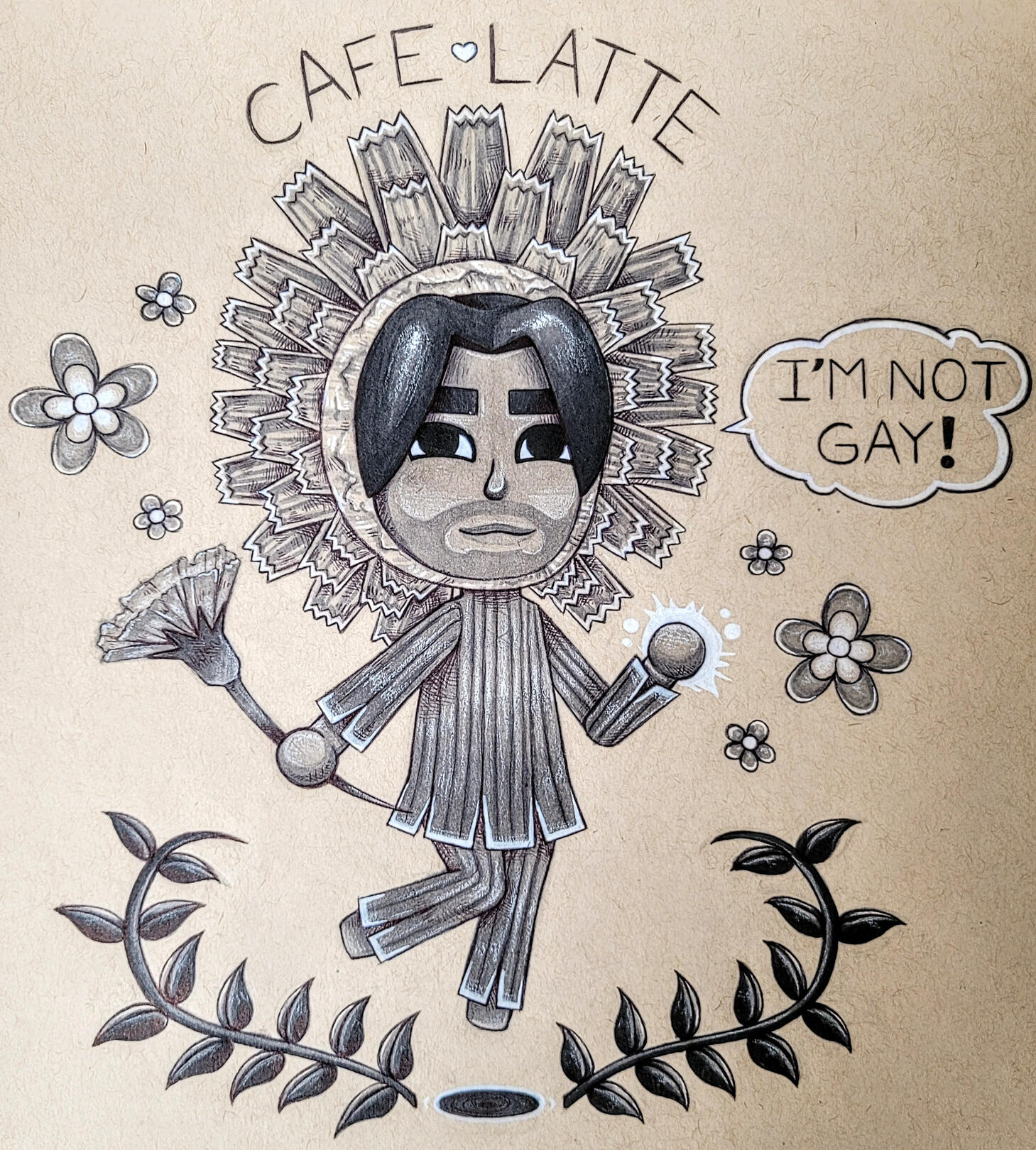 Cafe Latte (as a Flower)