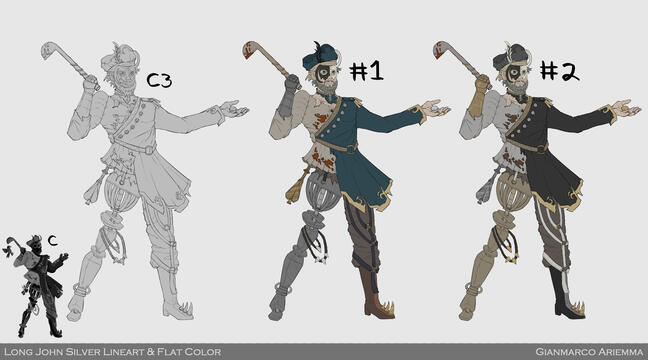 Long John Silver Flat Color