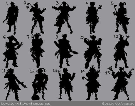 Long John Silver Silhouettes