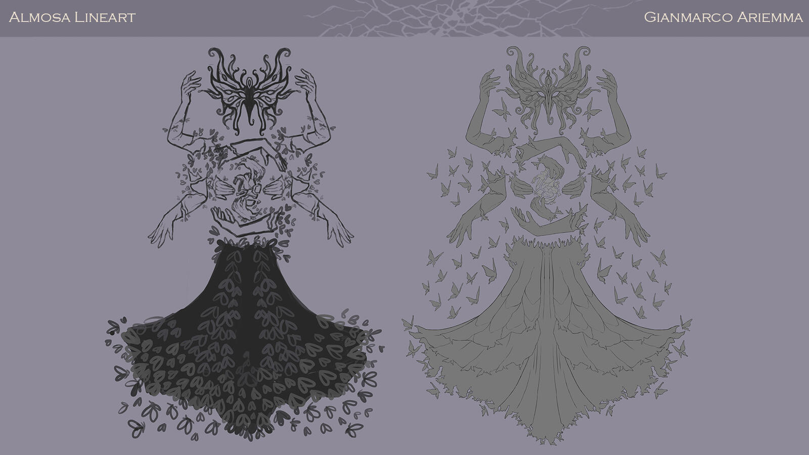 Almosa Lineart