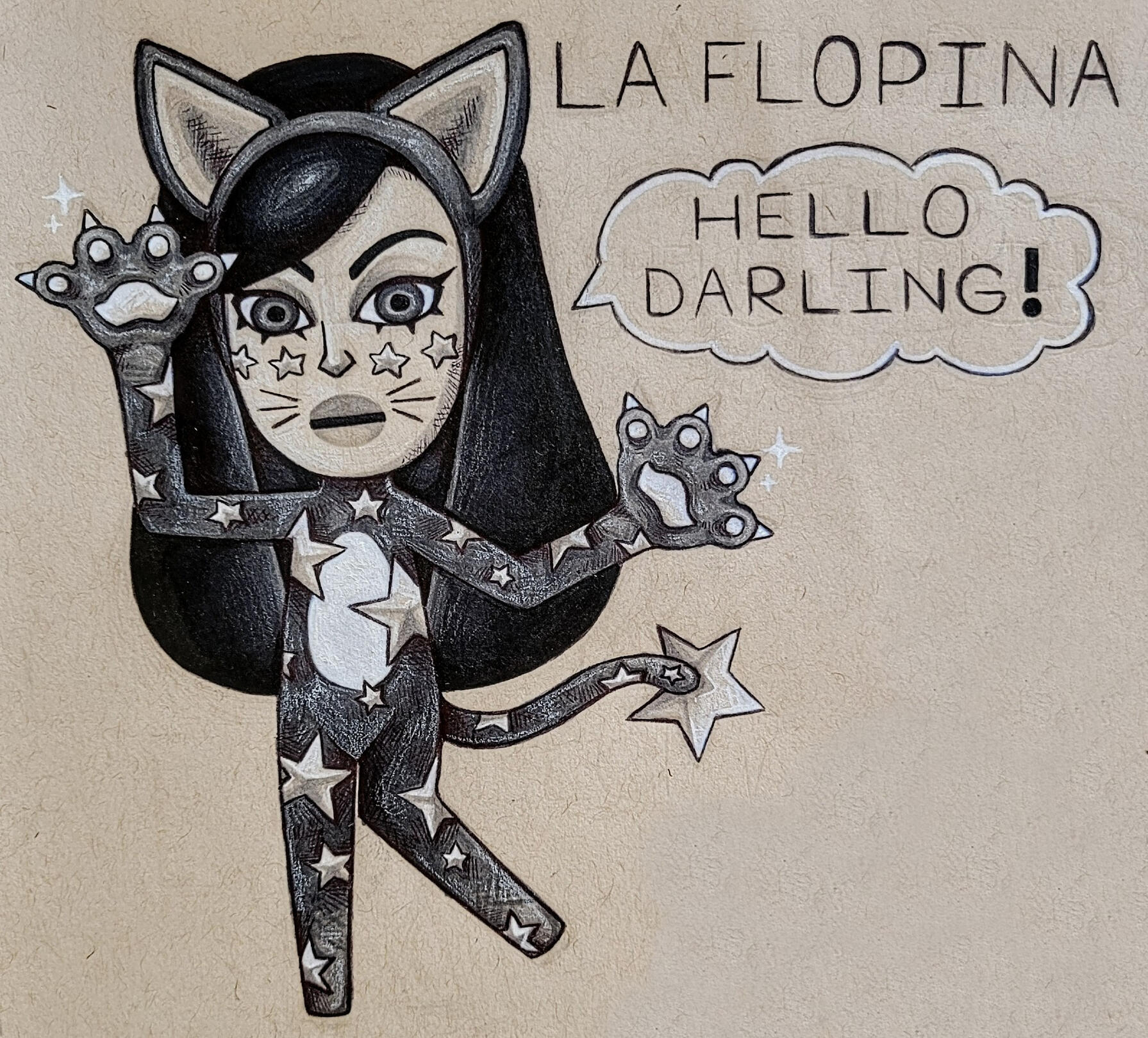 La Flopina (as a Cat)