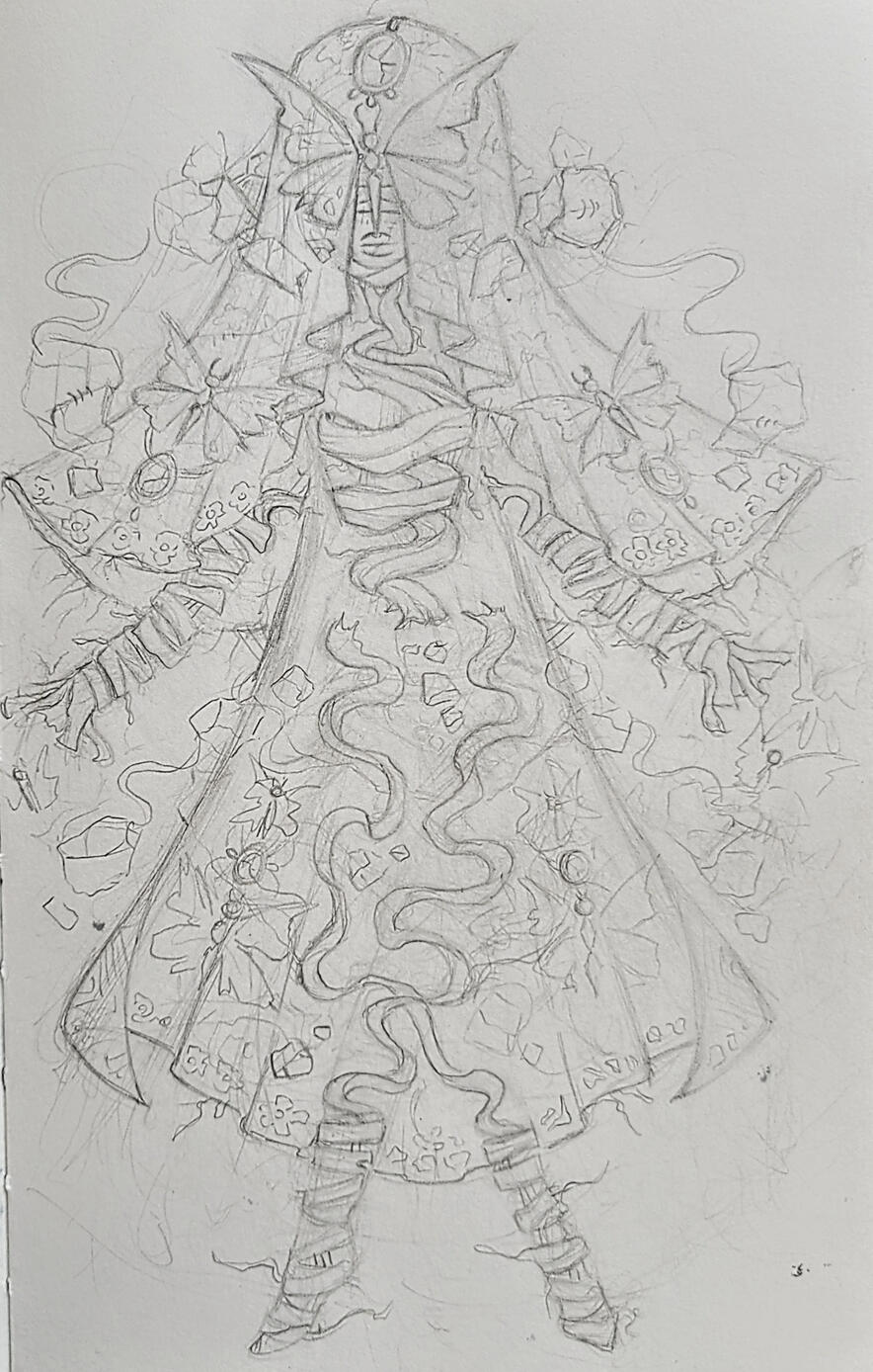 MOM Pencil Sketch